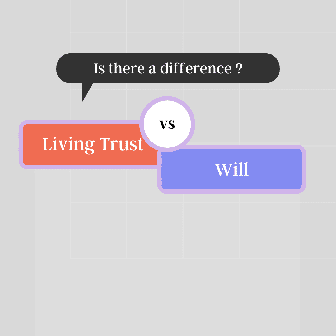 living will vs trust text box colors